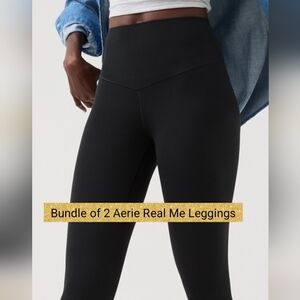 Bundle of 2 Aerie Real Me Leggings